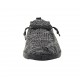 Hey Dude Shoes WALLY KNIT BLACK WHITE