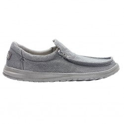 Hey Dude Shoes Mikka Washed Stretch Carbon